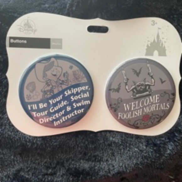NWT Disney Pin Buttons - Picture 1 of 3
